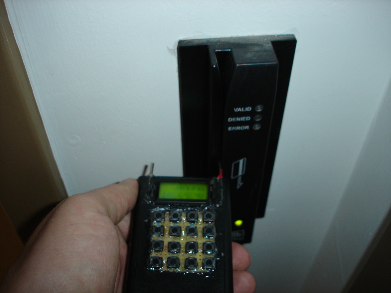 cyberpunk:  Universal credit card in the palm of your hand  A magnetic card spoofer