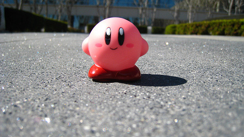 Porn photo bubbleant: Kirby rocks. Why yes he does <(^.^)>