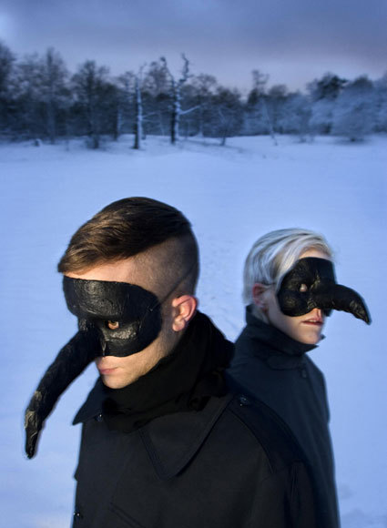 The Swedish super-sibling duo The Knife. Hipster beaked Olof Dreijer and his sister Karin Dreijer Andersson.