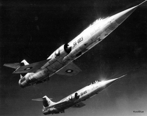 Lockheed F-104A Starfighter, PAF sometime between 1961 & ‘64, photographer unknown
