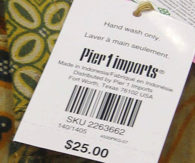 PRODUKITA - WHAT : Pier1imports BATIK Bag, visit their website...