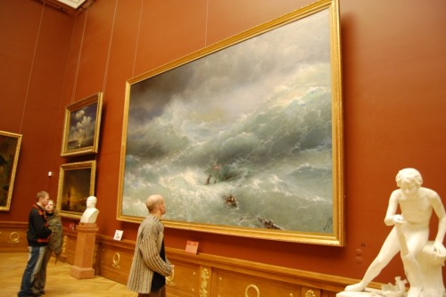 Ivan Aivazovsky painting / The Russian Museum 05 January 2008 / St.Petersburg