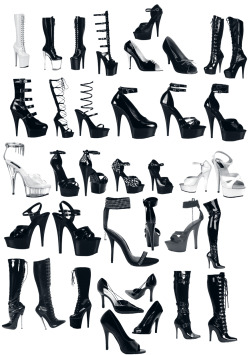 spinningbirdkick:  mysticalhawthorn:  I would and have worn most of these :) bronz-age:  Good pic for Ron my friend. z0mbiecrush:  suicideblonde:  sexual: via fc07.deviantart.com I love me some stripper heels  37 shoes my girlfriend won’t wear    