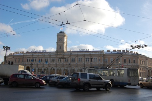 Moskovsky Rail Terminal ( Moscow Rail Terminal) / Vosstaniya SquareFebruary 2008 / St.Petersburg