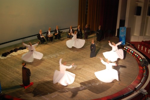 Whirling Dervishes perform in the Hotel Saint Petersburg, Congress Hall February 2008 / St.Petersbur