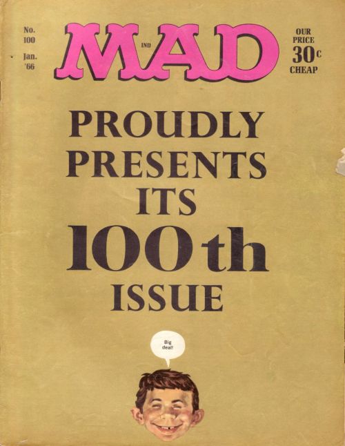 mad magazine #100