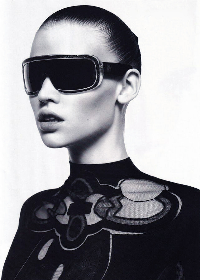 Lara Stone shot by Inez van Lamsweerde &amp; Vinoodh Matadin for Givenchy, S/S