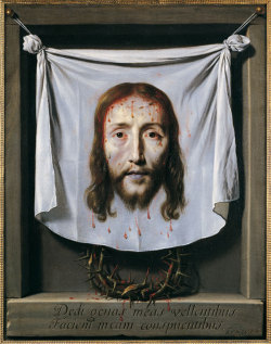 The Veil Of Veronica By Philippe De Champaigne, 1630/1658. The Inscription Is Inspired