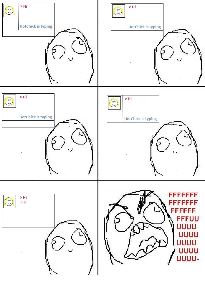 epic4 chan:  rage toon - hot chick is typing…….. 