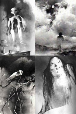 hidesawell:  (via ieatcatlitter) UGH these fucking books scared the fucking shit out of me. Fuck you, Scary Stories To Tell in the Dark. Fuck you.  Gah they did to me too! Hmm I need to go find this book and own it hehehe