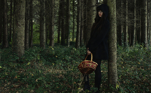 Little Black Riding Hood II (via last-cigaret)