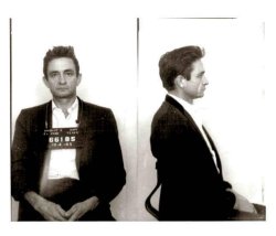 filippocioni:  Johnny Cash gets busted in El Paso International Airport for drug possession, 1965. 