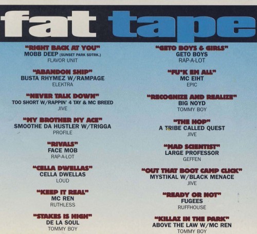 #tapedecktuesday: Source x Fat Tape April ‘96