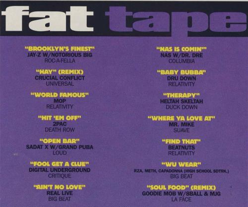 #tapedecktuesday: Source x Fat Tape Aug. ‘96