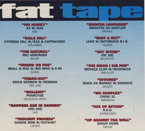 #tapedecktuesday: Source x Fat Tape Nov ‘95 porn pictures