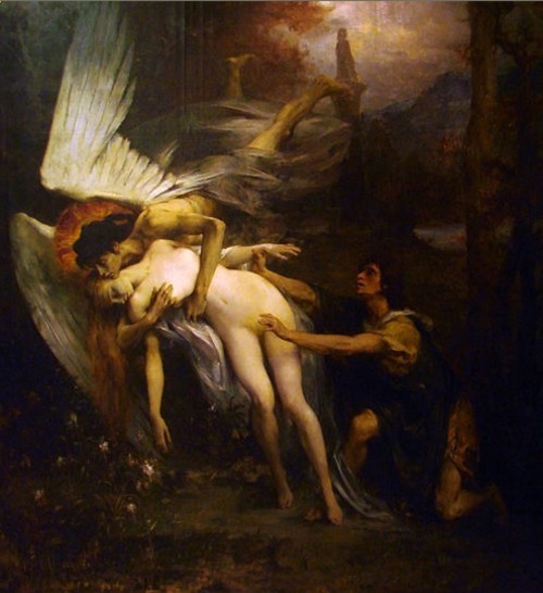 La jeune fille et la mort by Henry Lévy, 1900.