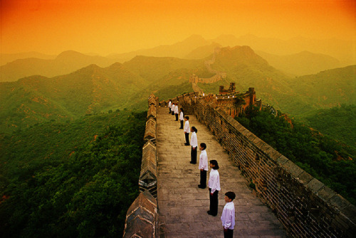 Choir on The Great Wall of China © northsullivan