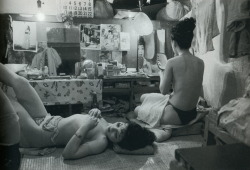 Liquidnight: Werner Bischof - Striptease Dressing Room, Tokyo, Japan, 1951 From Werner