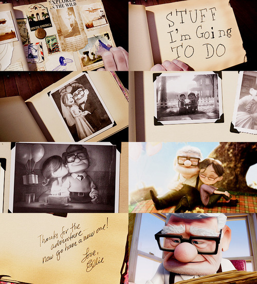 randomanimosity:  laughliketheresnotomorrow:  UP! = best movie EVER! :> (This part made me cry. :’()  <3!  So I finally was able to watch up last night. This movie made me get all teary eyed. Even my brother and his friend got teary eyed. <3