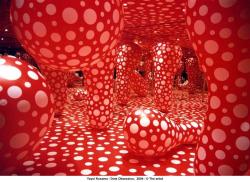 dots obsession installation by Yayoi Kusama, 2004