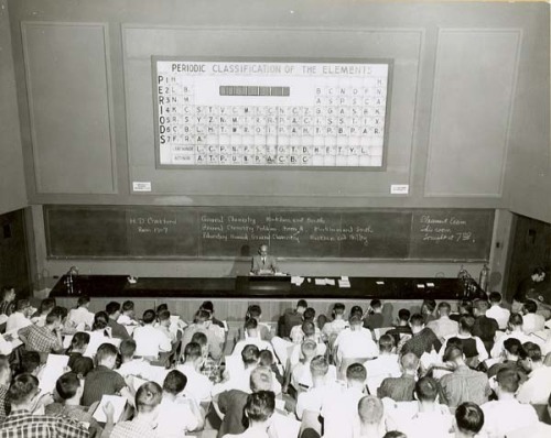 University of North Carolina at Chapel Hill, 1958 [via].