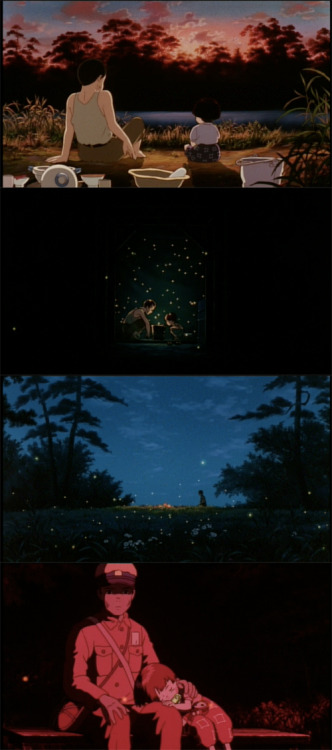 maybeitiswritten:  moviesinframes:  Hotaru no haka (Grave of the Fireflies), 1988 (dir. Isao Takahata) By almostlovers  So sad. ;-;  This looks like I need to put it on my list of movies to see.