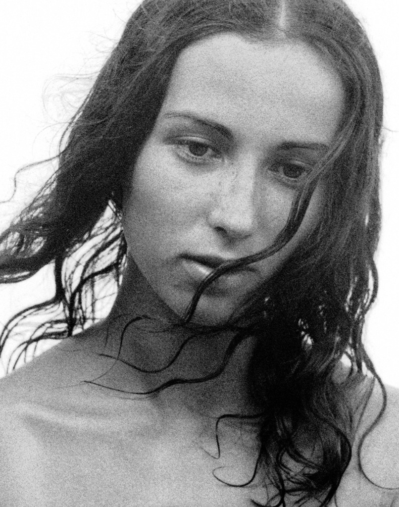 Botticelli Girl Patricia MacBride photographed by Paul Himmel on the shores of Fire