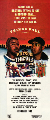 babylonfalling:  Tommy Boy ad for Prince Paul’s Prince Among Thieves. Click to zoom. 