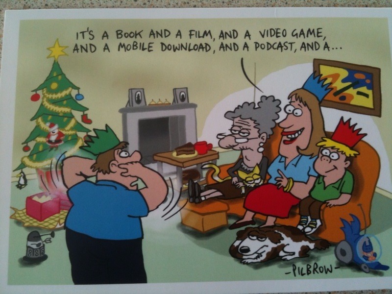 Look! I got a New Media Christmas Card!
Thanks @argle