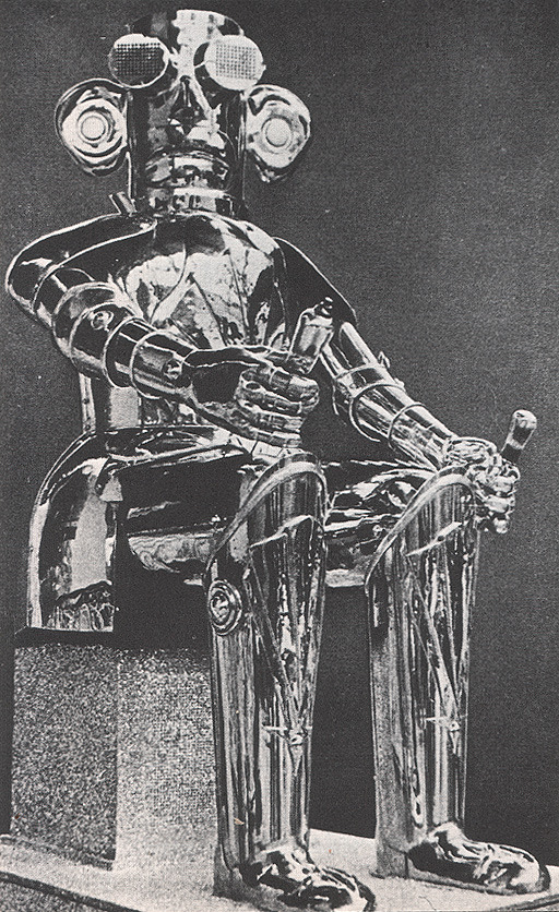 Alpha Roboter by Harry May, being exhibited by Mullard at the Radio Exhibition Olympia,