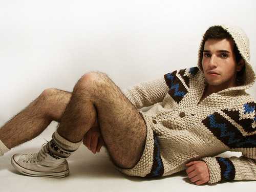 assertivetop:  Pull off that fucking hoodie and get those fuzzy legs in the air.
