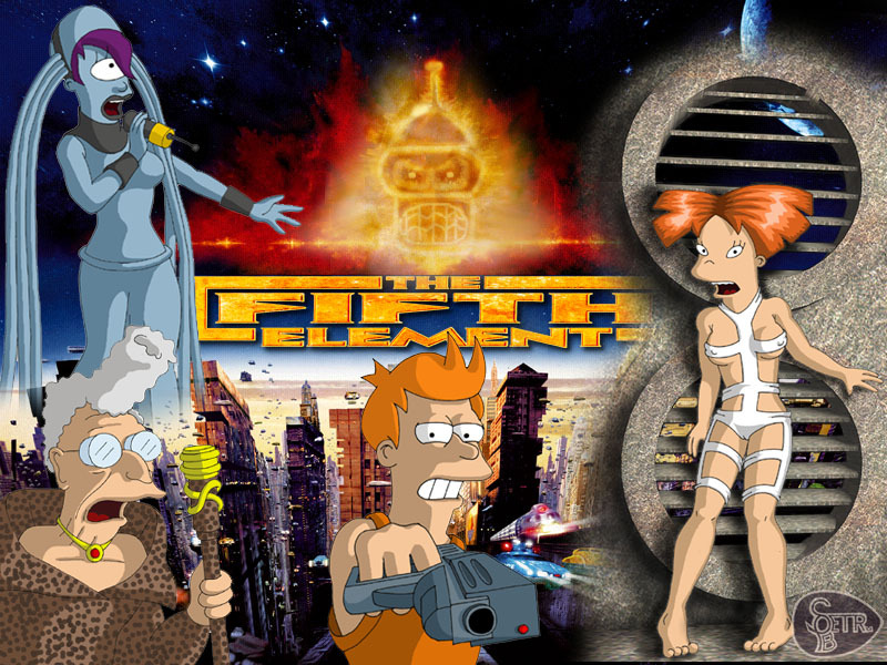 bubbleant:  vainaspaver:  ‘Futurama’ meets ‘Fifth Element’  LOL I was just