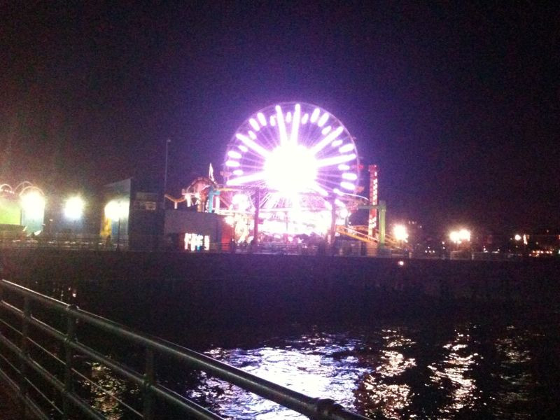 I was walking around Santa Monica pier on Christmas day just needed to get out of