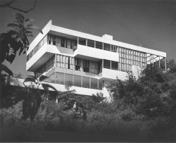 scavengedluxury:  acidadebranca:  artkatechur:  Lovell Health House - Richard Neutra Widely considered the first example of residential steel frame construction in the United States, the Lovell Health House was constructed between 1927 and 1929 in Los