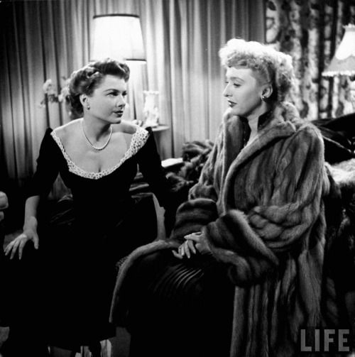 Anne Baxter and Celeste Holm in All About Eve... | Silver Cinema