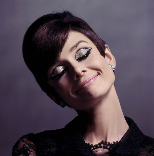 laydownsideways:oldhollywood:Audrey Hepburn in publicity still for How to Steal a Million (1966, dir
