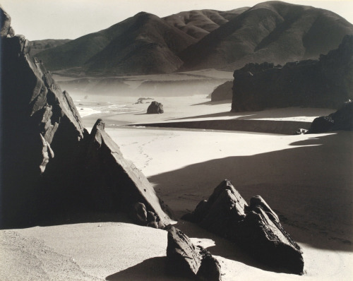 mirkokosmos:melisaki:Garrapata beach, Californiaphoto by Brett Weston, 1956