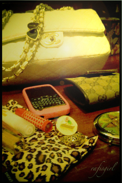 fuckyeahwhatsinyourbag:  Submitted by: Rafi’s girl