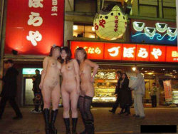 shinewong69:  worldwideeroticrealities:  &ldquo;Japanese Public Nudists.&rdquo;(via asianvoyeur)