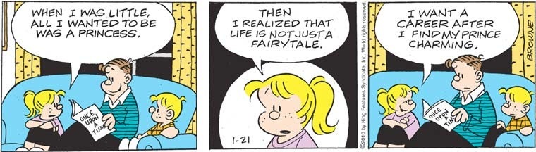 Hi and Lois accidentally catches up with the 70’s. (Via Comics Curmudgeon)