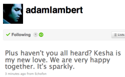 Fuckyeahglamberts:   Aerynae:   Ohgross.  Not Even Funny, Adam.  You Are Way Out