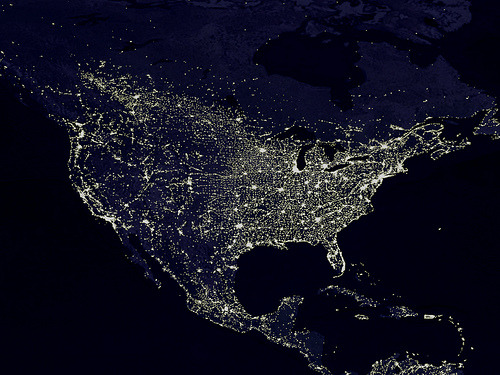 Porn photo de-hut:  The Night Lights of the United States