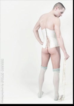 (via artinitsmanyforms)  Stockings Boy&hellip;