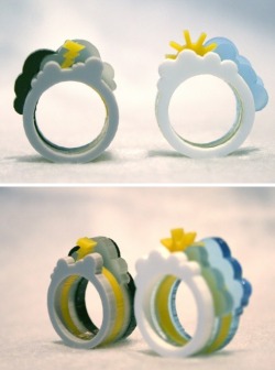 Thedailywhat:   Mood Ring Of The Day: Oh, Happy Day / Oh, Crappy Day Ring Set From