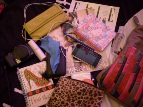 fuckyeahwhatsinyourbag:  Submitted by: Daisies and fashion