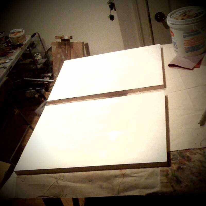 two paintings, two weeks.