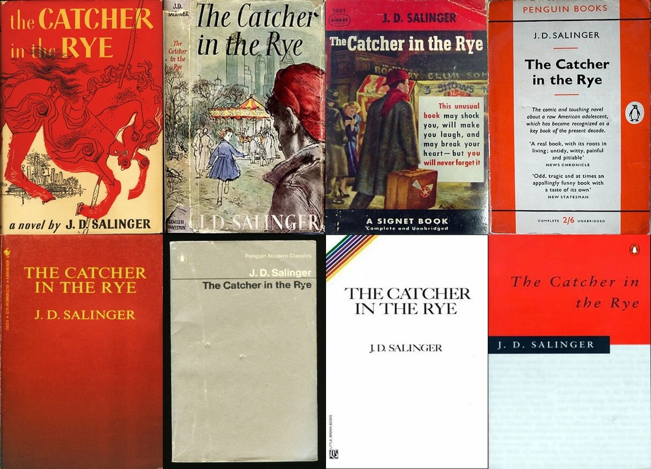 thedailywhat:   Above: Catcher in the Rye covers over the years.   I own the one