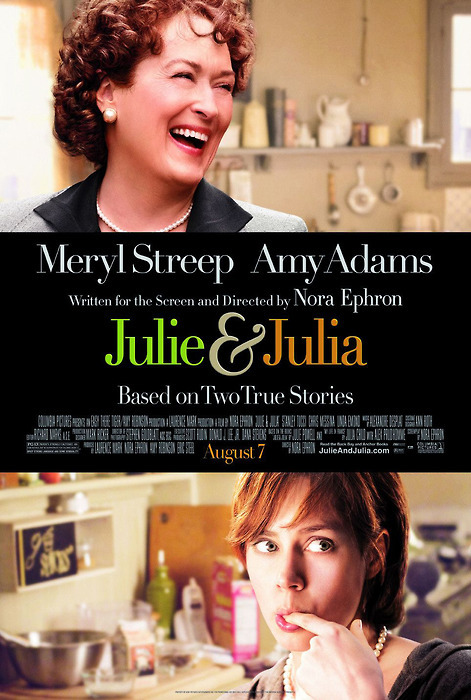 movieoftheday:  Julie & Julia, 2009. Starring Meryl Streep, Amy Adams, Stanley Tucci, Chris Messina, Jane Lynch. (Director: Nora Ephron)———————————————————————-Plot: Amy Adams stars in this truth-inspired