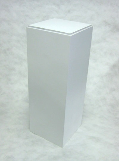 A recent pedestal commis­sioned by Sperone Westwater.