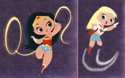 Thedailywhat:   Dan Schoening: Wonder Woman / Supergirl. Drawn Mary “It’S A Small